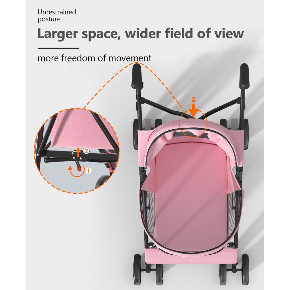 4 Wheels Pet Stroller Small Me - Pet Stroller Carrier recension och pris