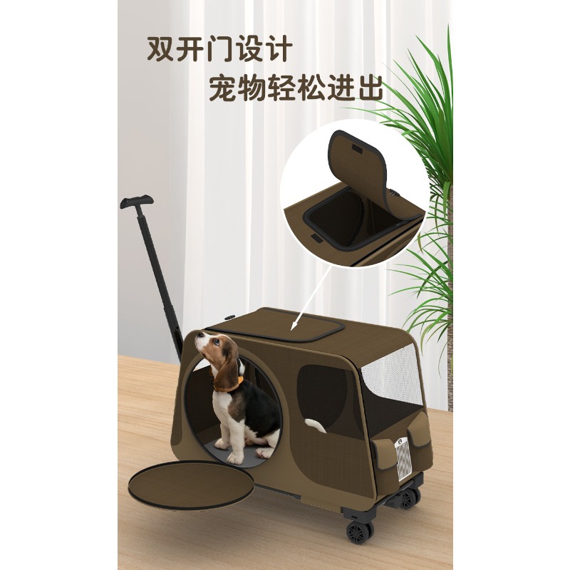 Portable Pet Rolling Carrier F - Pet Stroller Carrier recension och pris