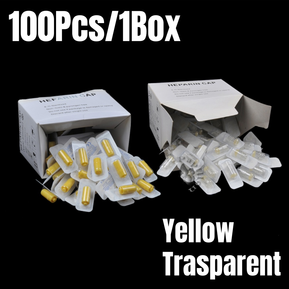 100Pcs/Box Heparin Cap IV Disp - Pet Supplies Discount recension och pris