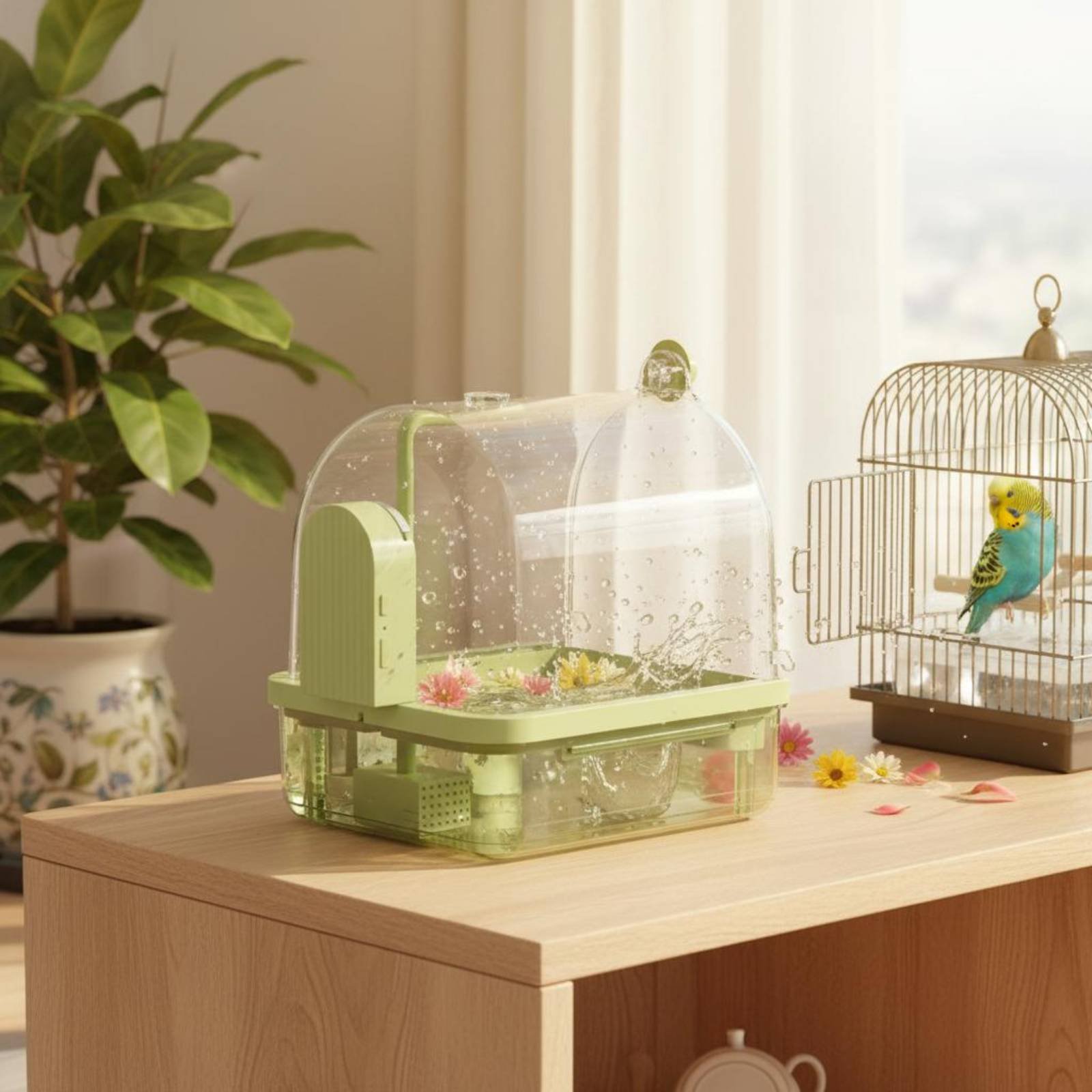 Automatic Bird Bath Wireless S - Pet Supplies Usa recension och pris