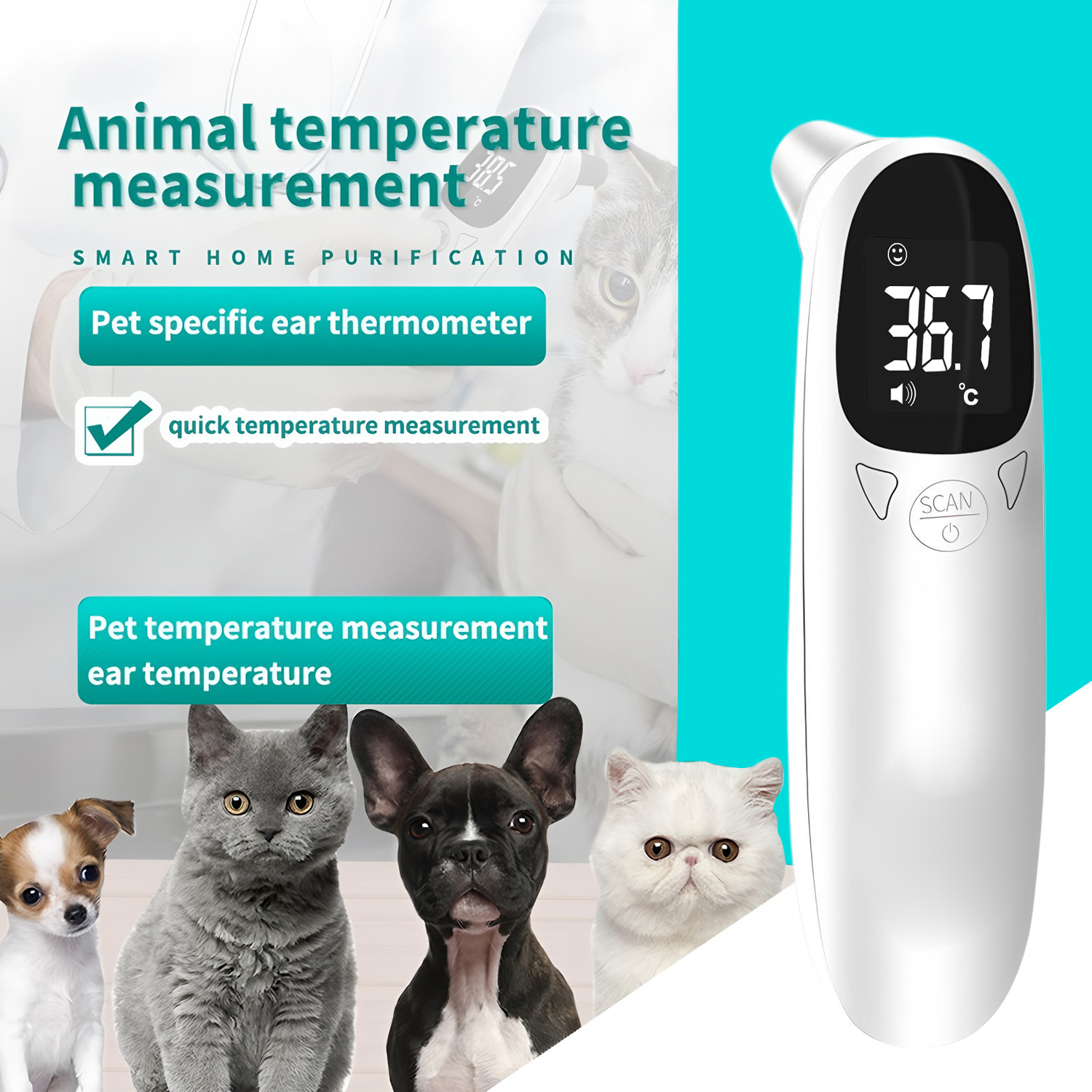 Pet Ear Digital Thermometer No - Pet Supplies Discount recension och pris