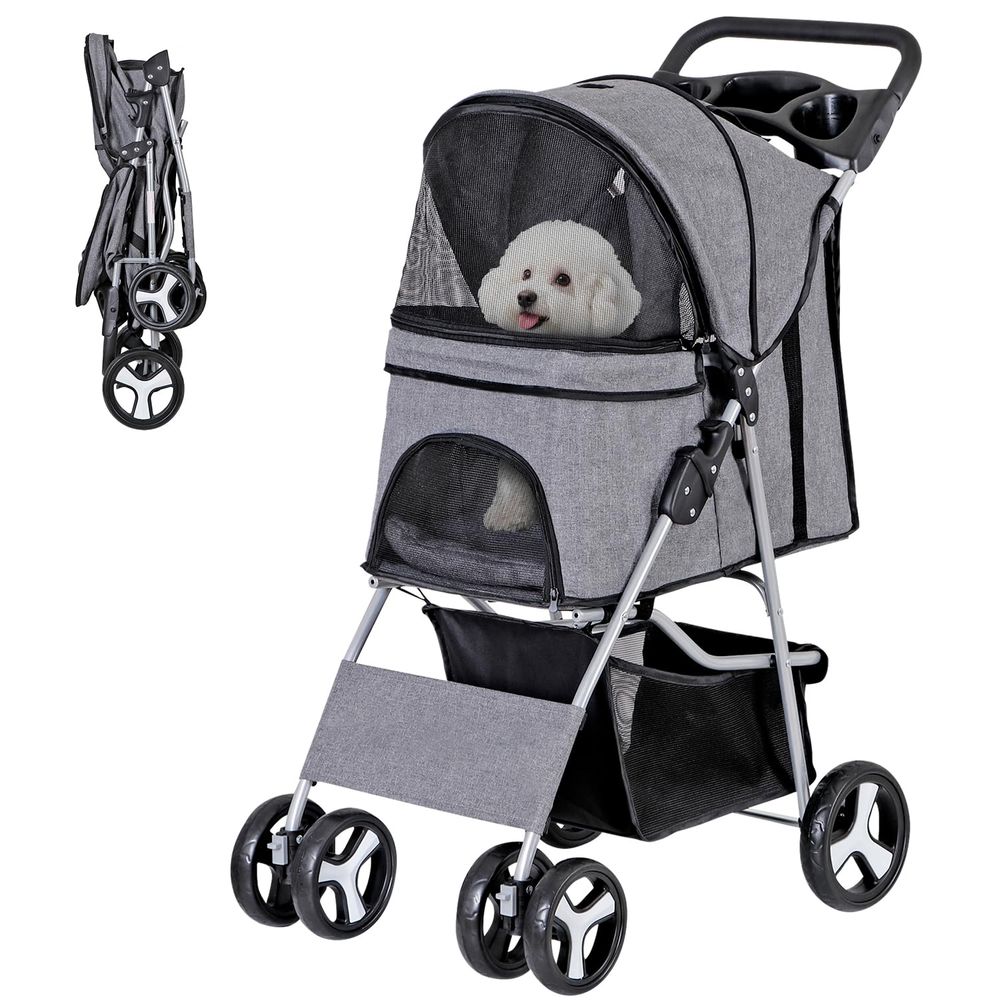 Pet Stroller, Cat/Dog Stroller - Pet Stroller Carrier recension och pris
