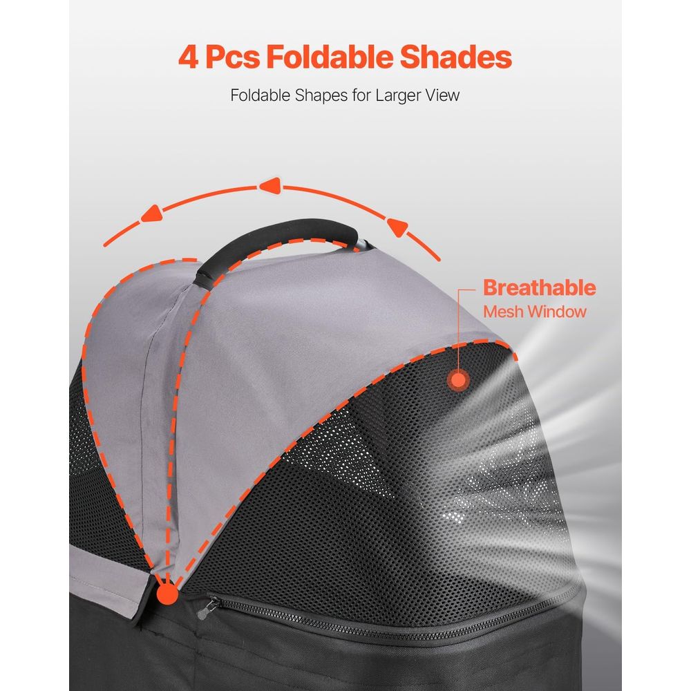 Pet Stroller, 35 lbs Weight Ca - Pet Stroller Carrier recension och pris