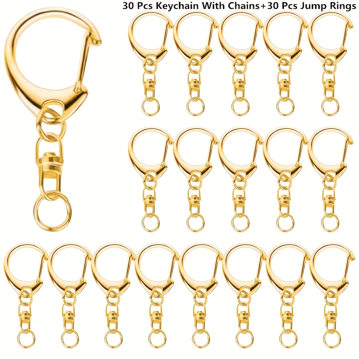60pcs Golden Great Keychain Lo - Pet Supplies Usa recension och pris