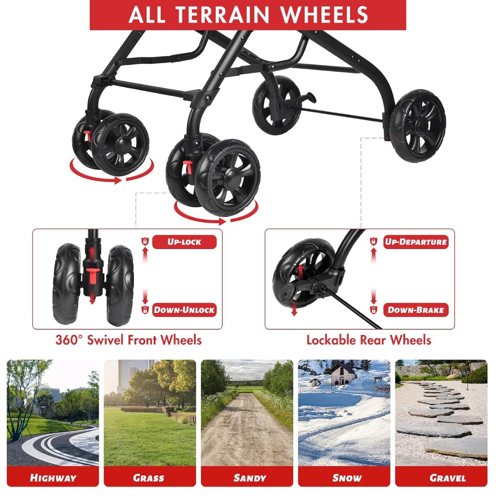 Double Pet Stroller With 2 Det - Pet Stroller Carrier recension och pris