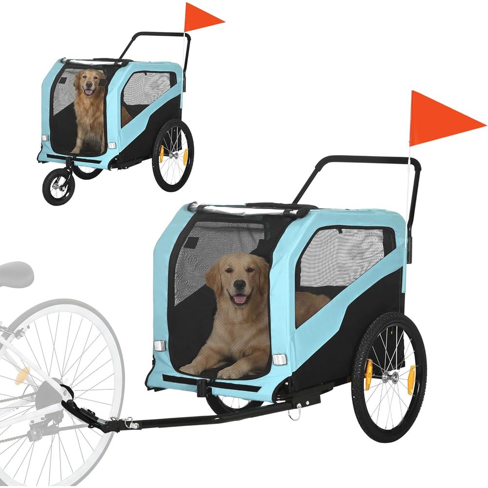 2-in-1 Dog Bike Trailer Pet St - Pet Stroller Carrier recension och pris