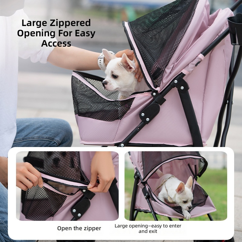Pet Stroller, Cat Dog Stroller - Pet Stroller Carrier recension och pris