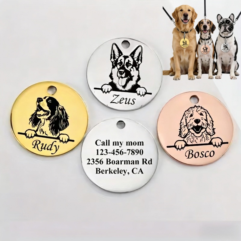 Custom Pet Name Puppy Anti-los - Pet Supplies Discount recension och pris