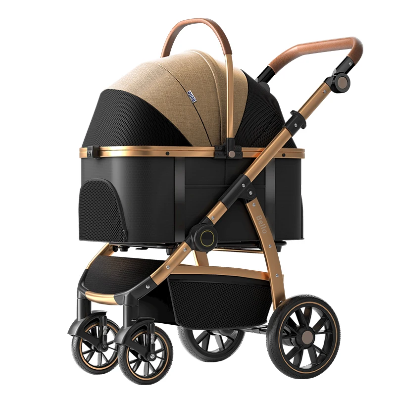 2-in-1 Detachable Large Alumin - Pet Stroller Carrier recension och pris