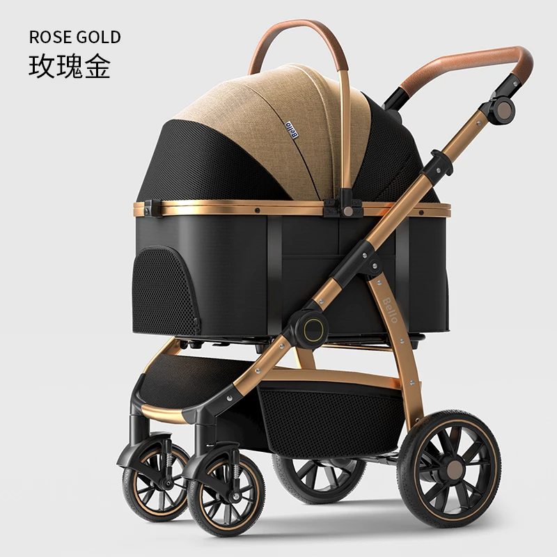 2-in-1 Detachable Large Alumin - Pet Stroller Carrier recension och pris
