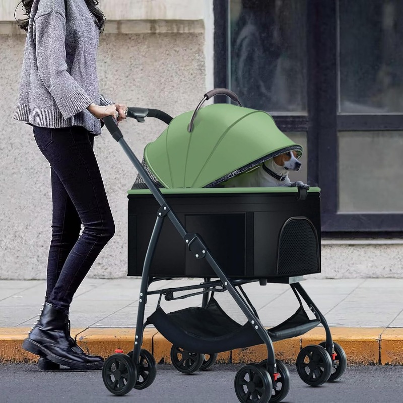 Foldable Pet Car Strollers 3in - Pet Stroller Carrier recension och pris