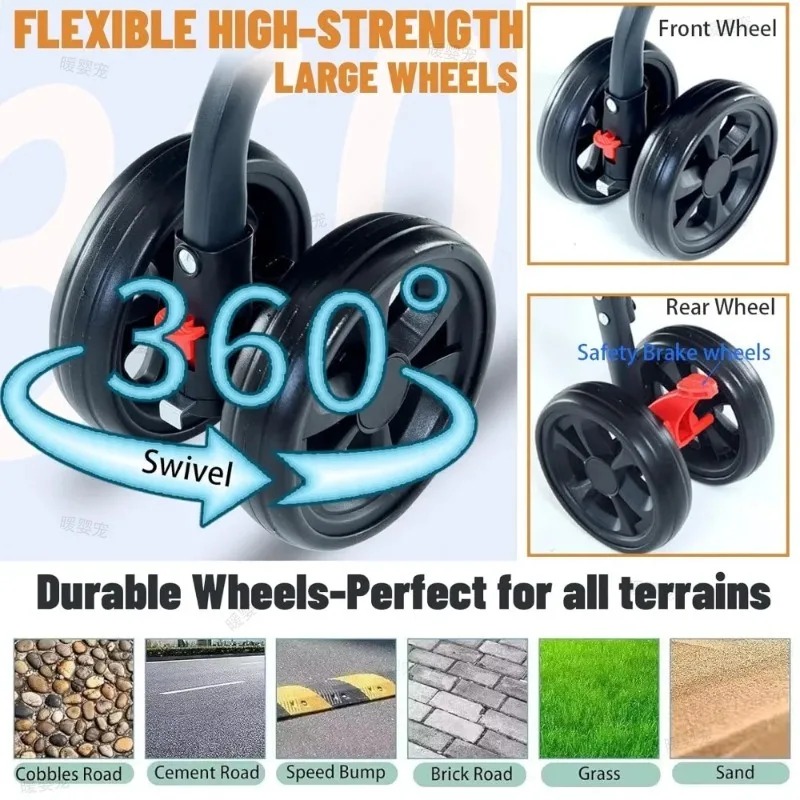 Foldable Pet Car Strollers 3in - Pet Stroller Carrier recension och pris